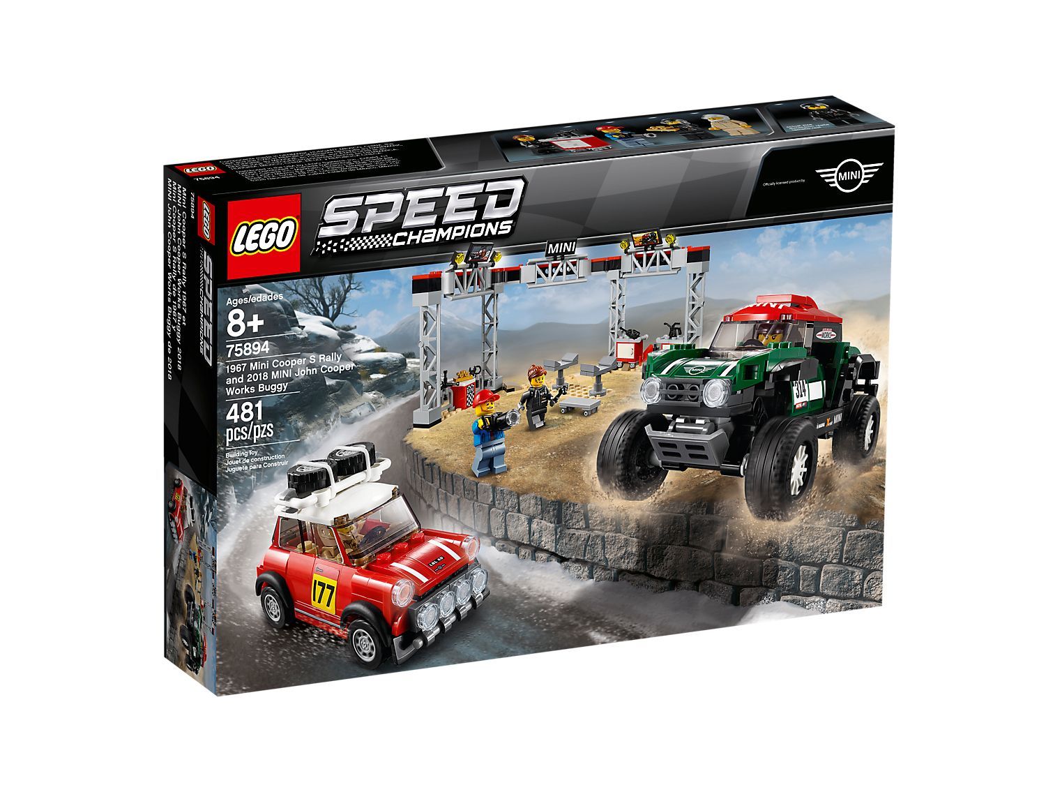 Конструктор LEGO Creator Автомобили 1967 Mini Cooper S Rally и 2018 MINI John Cooper Works Buggy
Конструктор LEGO Creator Автомобили 1967 Mini Cooper S Rally и 2018 MINI John Cooper Works Buggy