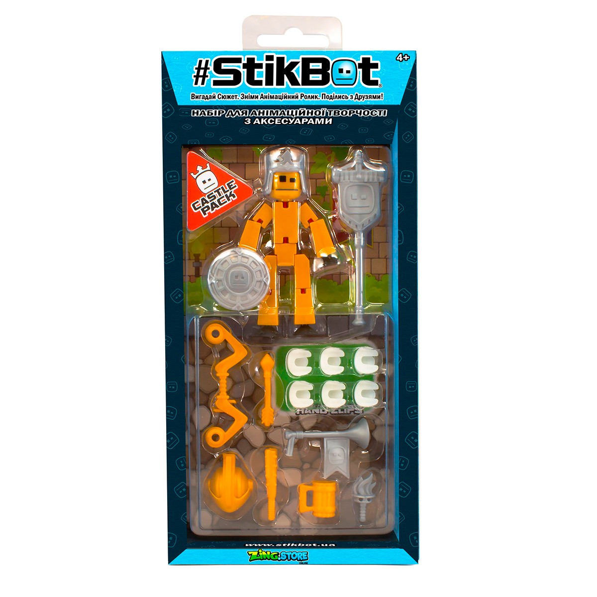 Игровой набор для анимационного творчества STIKBOT S3 - РЫЦАРЬ (1 экскл. фиг., аксессуары)
Игровой набор для анимационного творчества STIKBOT S3 - РЫЦАРЬ (1 экскл. фиг., аксессуары)