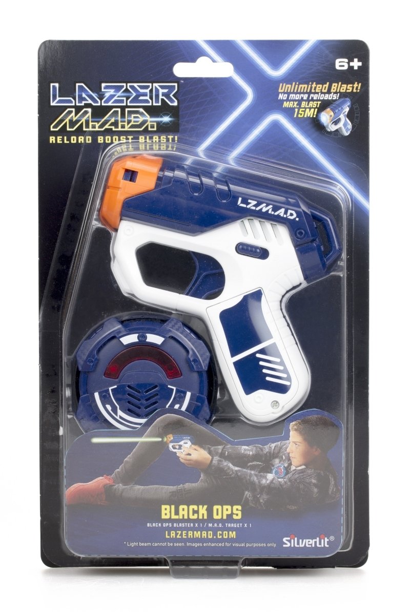 Игрушечное оружие Silverlit Lazer M.A.D. Black Ops мини-бластер, мишень (LM-86861)
Игрушечное оружие Silverlit Lazer M.A.D. Black Ops мини-бластер, мишень (LM-86861)