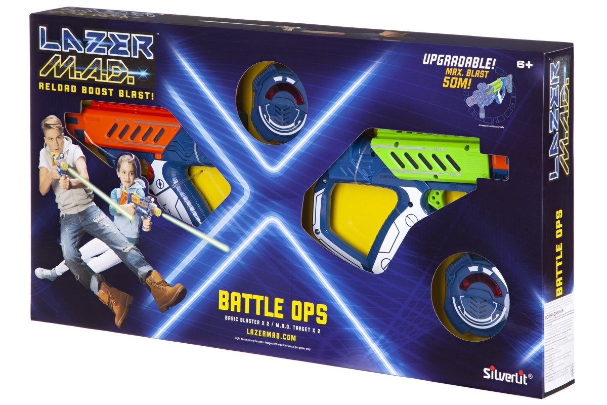 Игрушечное оружие Silverlit Lazer M.A.D. Двойной набор (2 бластера, 2 мишени) (LM-86845)
Игрушечное оружие Silverlit Lazer M.A.D. Двойной набор (2 бластера, 2 мишени) (LM-86845)