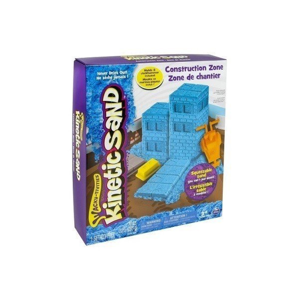 Набор песка для творчества Kinetic Sand Construction Zone голубой + формочки 283 г (71417-2)
Набор песка для творчества Kinetic Sand Construction Zone голубой + формочки 283 г (71417-2)