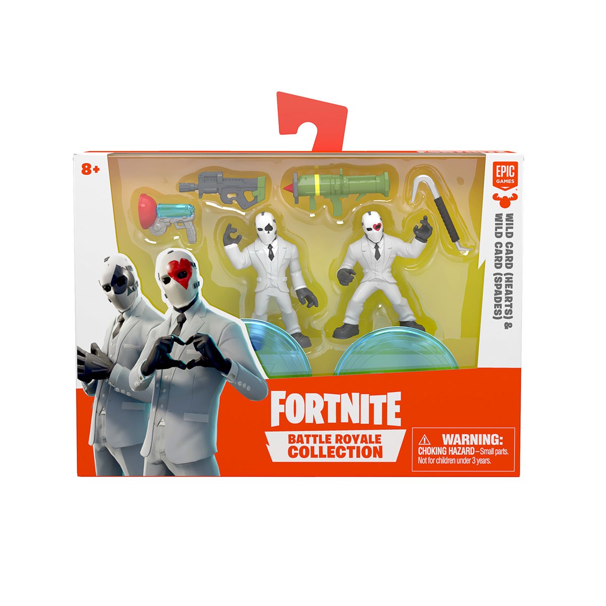 Набор игровых фигурок Fortnite КОЗЫРЬ С КРАСНОЙ МАСКОЙ СЕРДЦЕ и КОЗЫРЬ С ЧЕРНОЙ МАСКОЙ ПИКА (63541)
Набор игровых фигурок Fortnite КОЗЫРЬ С КРАСНОЙ МАСКОЙ СЕРДЦЕ и КОЗЫРЬ С ЧЕРНОЙ МАСКОЙ ПИКА (63541)