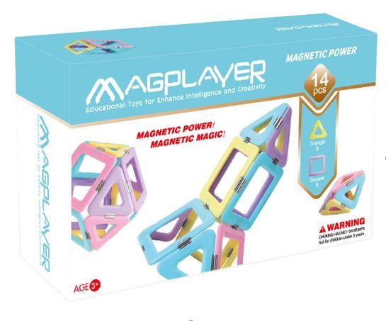 

Конструктор Magplayer магнитный набор 14 эл. (MPH2-14)