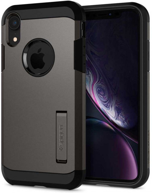 

Чехол Spigen Tough Armor for Apple iPhone Xr, Gunmetal (064CS24877)