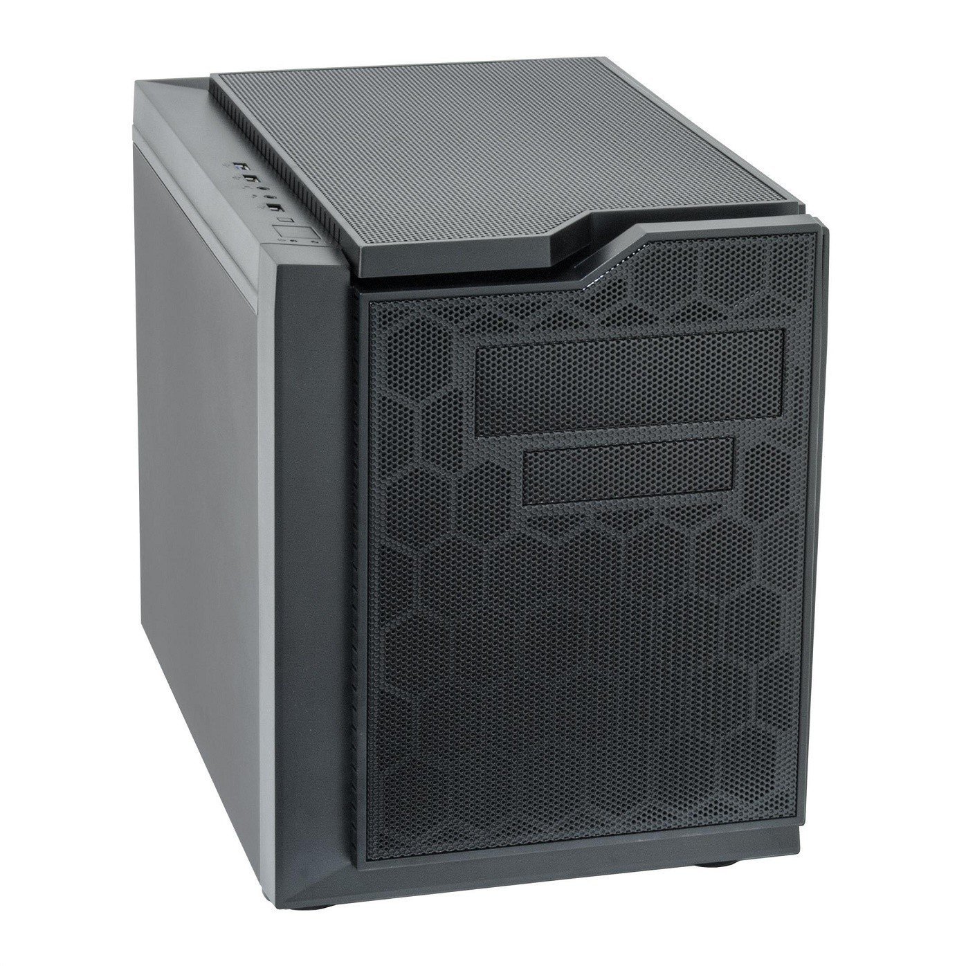 

Корпус CHIEFTEC Gaming Cube CI-01B без БП черный (CI-01B-OP)
