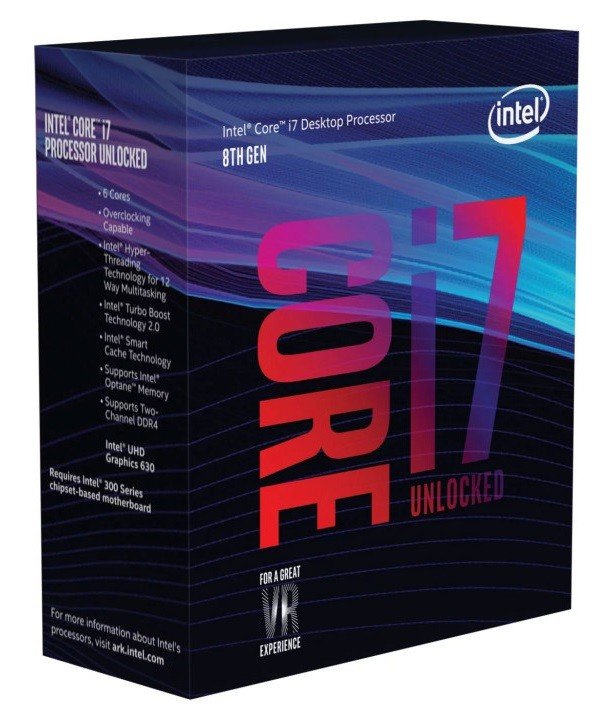 

Процессор Intel Core i7-8700K 3.7GHz/8GT/s/12MB (BX80684I78700K) s1151 BOX