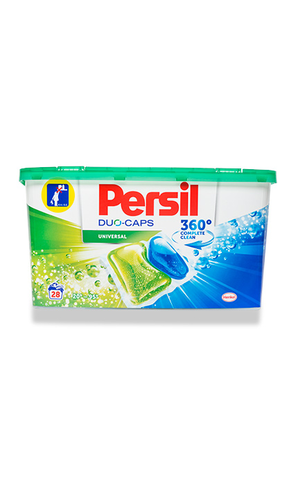 

Капусли Для Стирки Persil Duo-Caps Universal 28*25г 700г