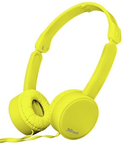 

Наушники Trust Nano On-Ear Mic Yellow